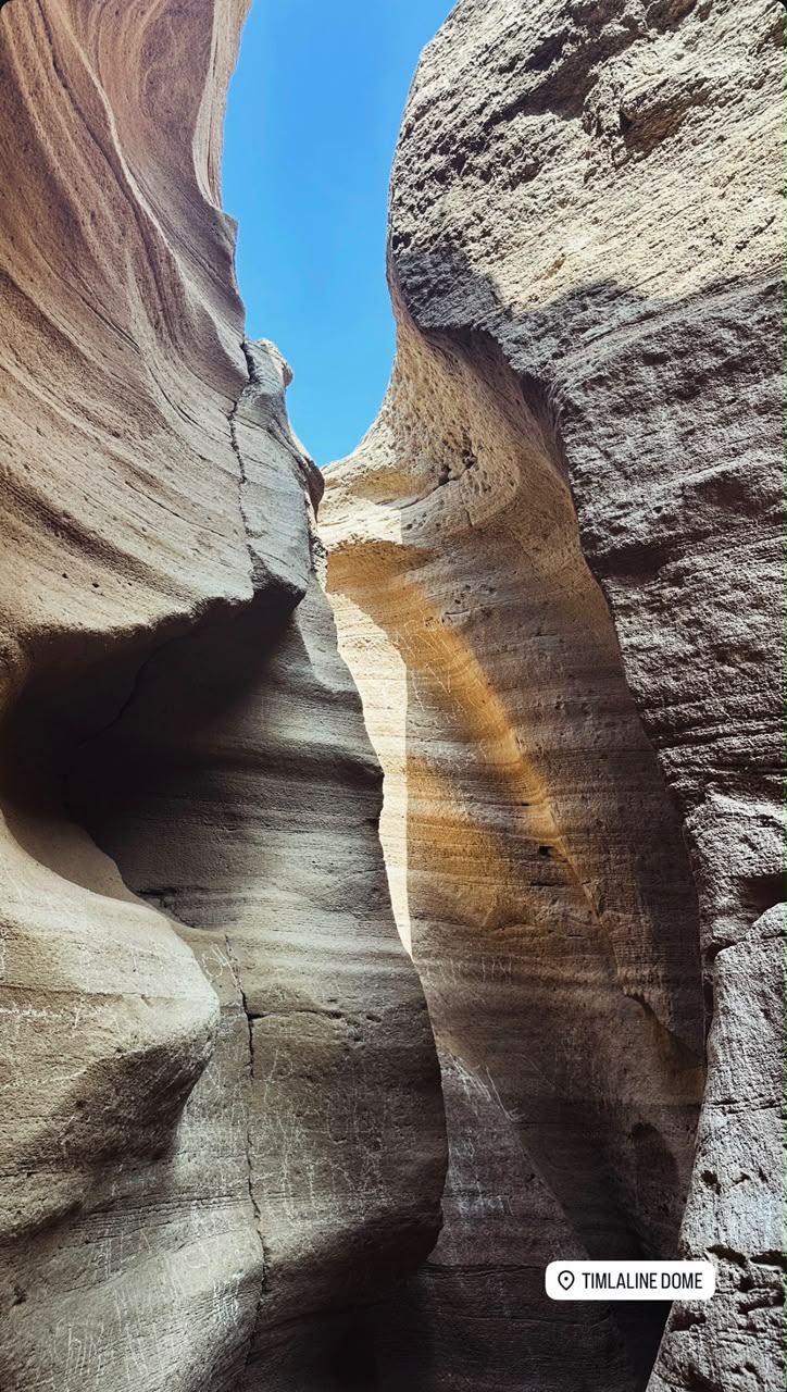 Timlaline Dome — unique slot canyon and rock formation near Agadir, Morocco